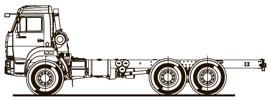 Шасси KAMAZ-5350-66 (D5)