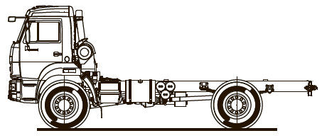 Шасси KAMAZ-43502-66 (D5)