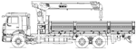 Бортовой автомобиль с КМУ SS1956 на шасси KAMAZ-65117 (659000-0001403-22)