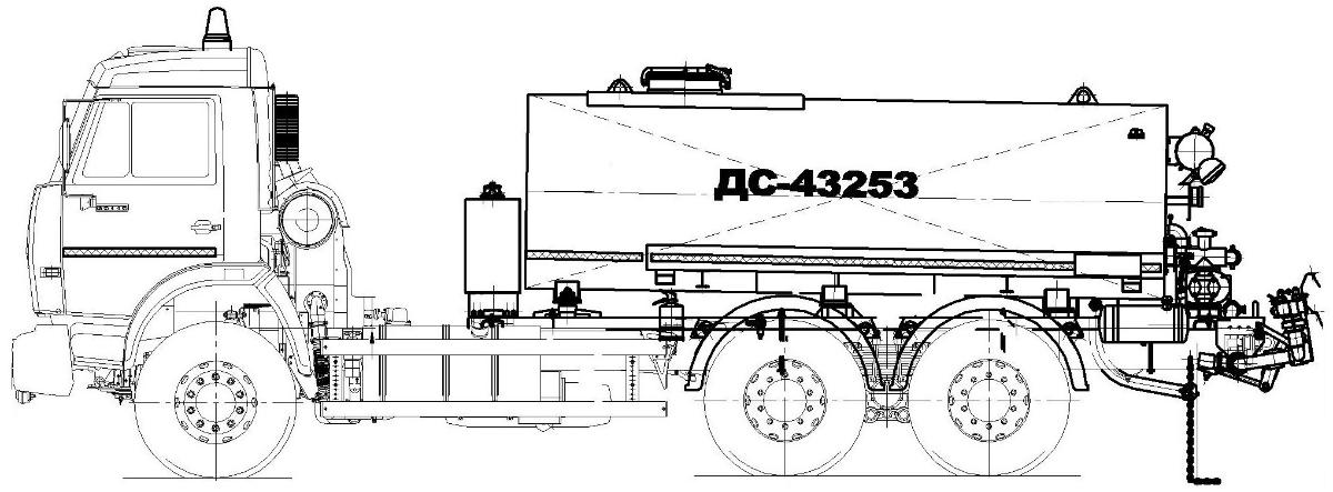 Автогудронатор ДС-43253