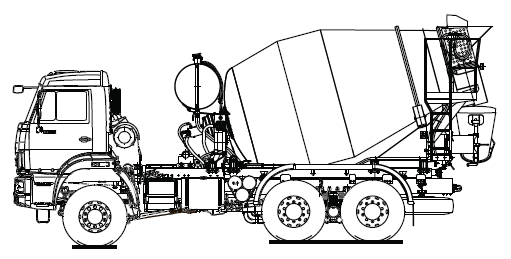 Автобетоносмеситель 58146V