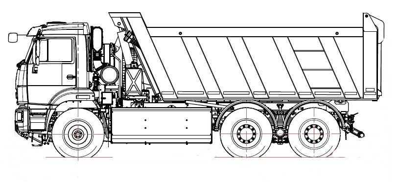 KAMAZ-6520-90 (5P) на СПГ