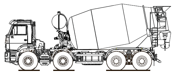 Автобетоносмеситель 5814W0