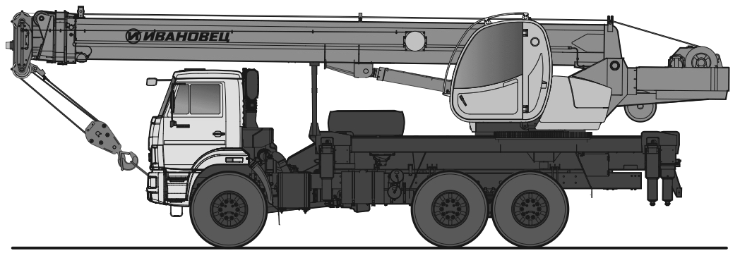 Автомобильный кран КС-45717К-3Р