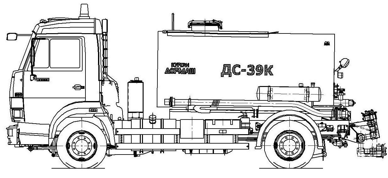Автогудронатор ДС-39К