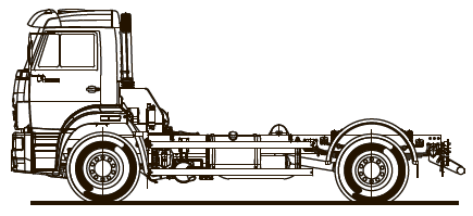 Шасси KAMAZ-53605-48 (A5)