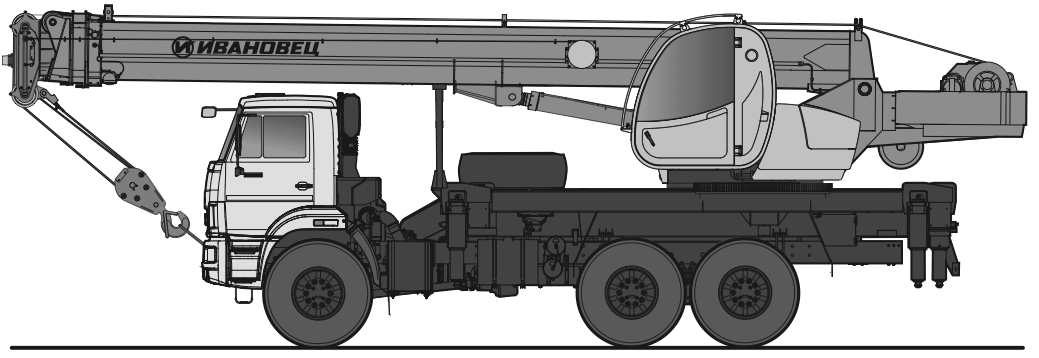 Автомобильный кран КС-45717К-3Р AIR