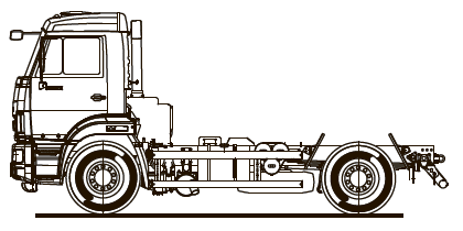 Шасси KAMAZ-43255-69 (G5)