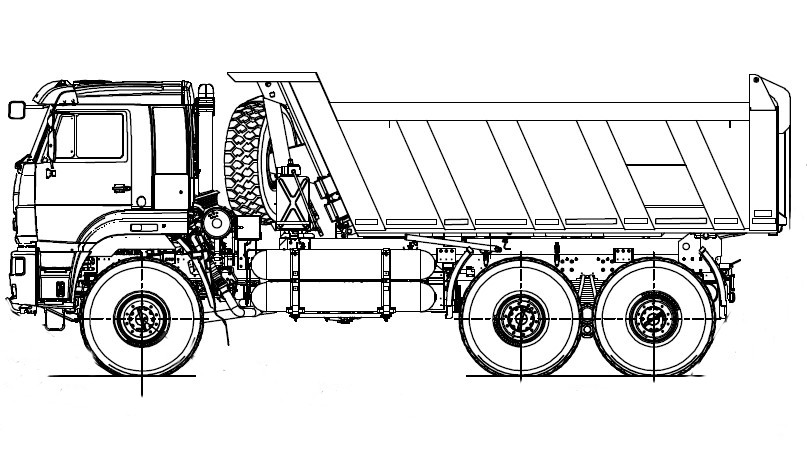 KAMAZ-65222-38 на КПГ