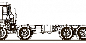 Шасси KAMAZ-63501-52