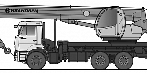 Автомобильный кран КС-45717К-1Р