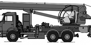 Автомобильный кран КС-55713-1К-1 ГБО