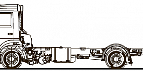 Шасси KAMAZ-4308-69 (G5)