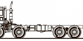 Шасси KAMAZ-6560-53