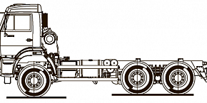 Шасси KAMAZ-65111-50