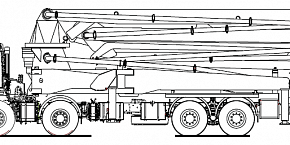 Автобетононасос 58154С
