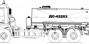 Автогудронатор ДС-43253