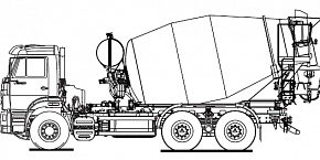 Автобетоносмеситель 5814W9