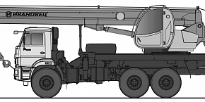 Автомобильный кран КС-45717К-3Р