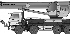 Автомобильный кран КС-55717К-1