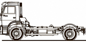 Шасси KAMAZ-53605-48 (A5)