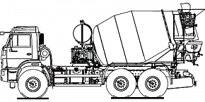 Автобетоносмеситель 5814Т6