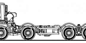 Шасси KAMAZ-65201-53