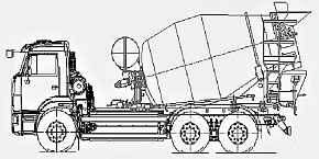 Автобетоносмеситель 58146G