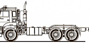Шасси KAMAZ-65224-53