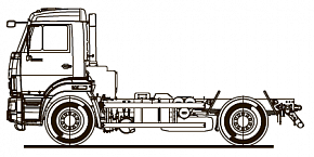 Шасси KAMAZ-43255-69 (G5)