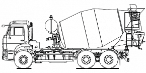 Автобетоносмеситель 58147G
