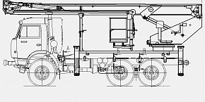Автогидроподъемник ПСС-141.29Э на шасси 5350